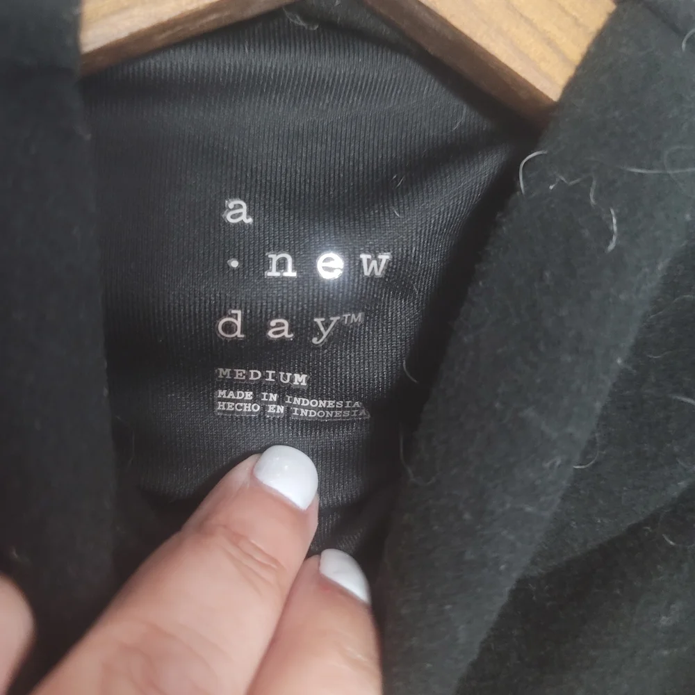 a new day Black Long Sleeve Mock Neck Top - Picture 3 of 3